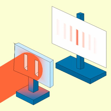 double slit illustration