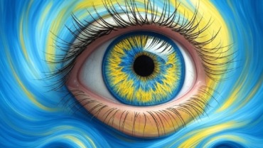 colorful eye